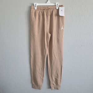 Jordan Youth Boys Essentials Sweatpants Hemp Beige/Tan Pants 95F318-X0L Sz L NEW